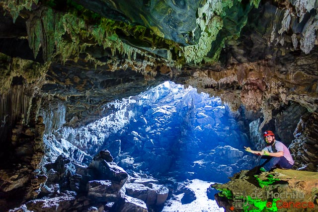 O incrível visual da Caverna Alambari de Baixo, no Núcleo do Ouro Grosso. Núcleo Ouro Grosso - PETAR