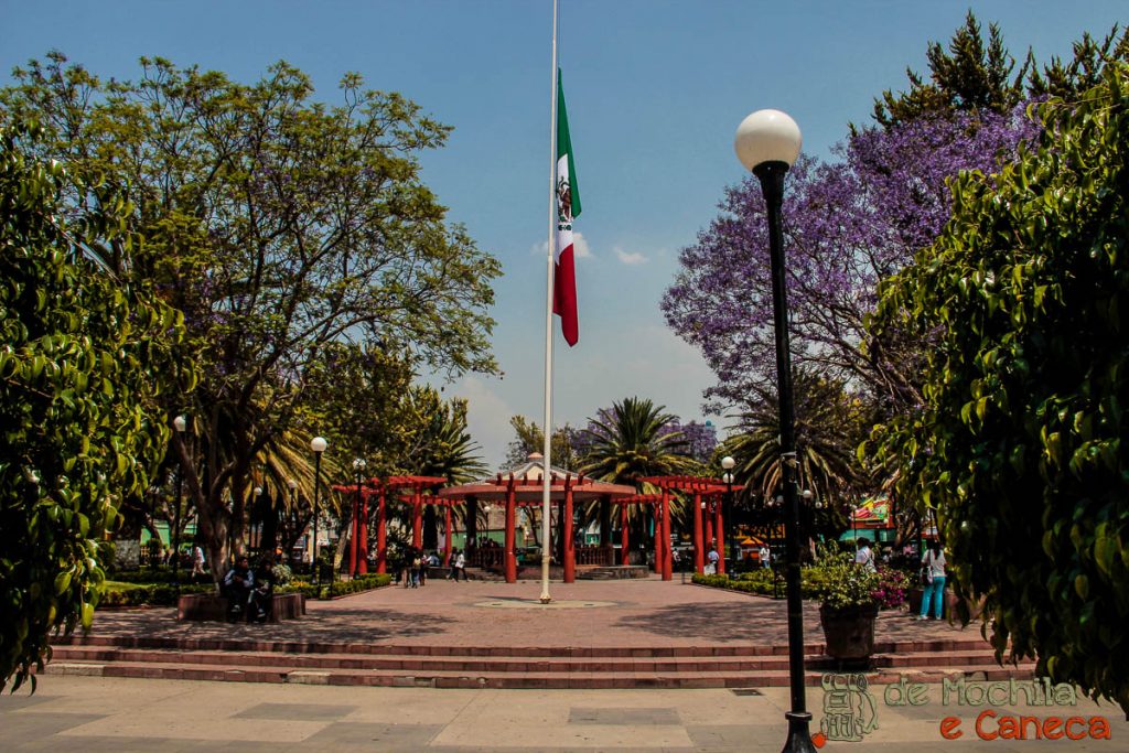 Tula de Allende - Jardin de Tula Praça principal.
