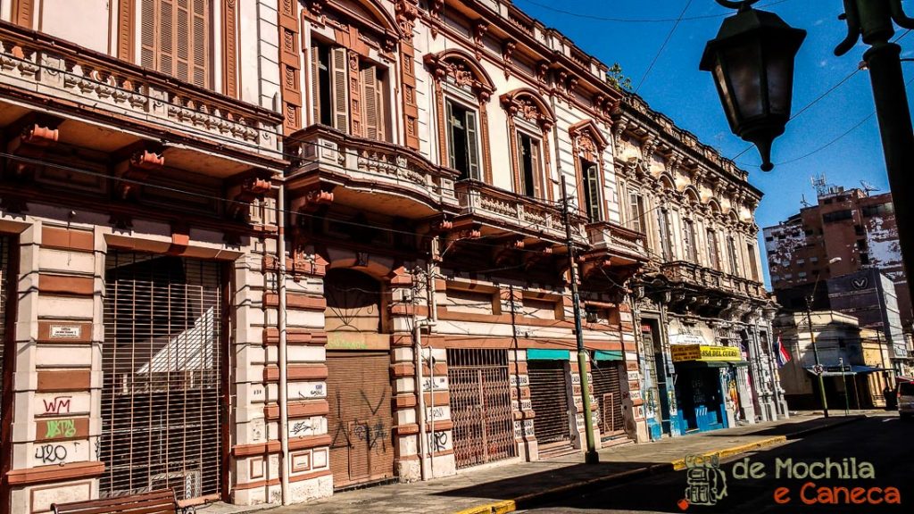 Assunção - Calles Roteiro Paraguai e Argentina.