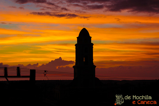 Fim de tarde em Trinidad. Trinidad_Cuba-por do sol