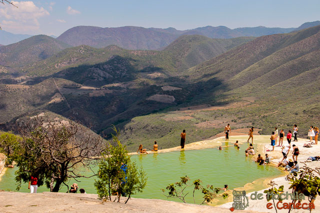 2ª piscina de Hierve el Agua Piscinas térmicas de Hierve el agua