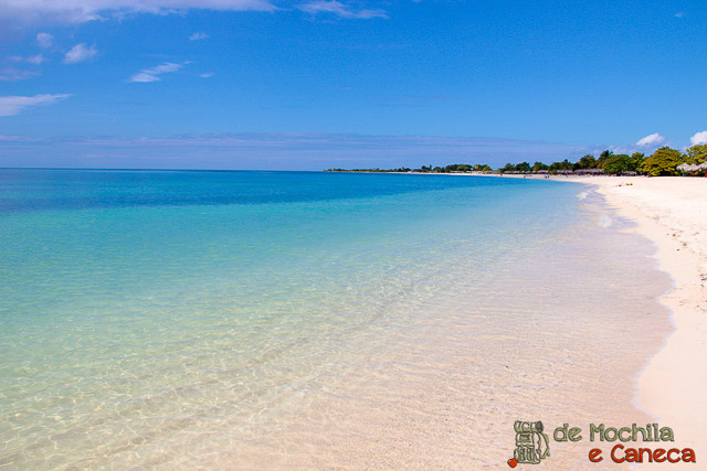 A beleza da Playa Ancon, em Trinidad. Playa Ancón-Trinidad