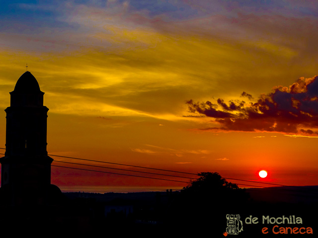 Pôr do sol em Trinidad