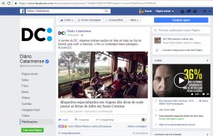 DMEC na Fanpage do Diário Catarinense. diariocatarinense_facebook
