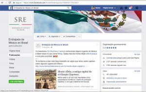 DMEC na Fanpage da Embaixada do México no Brasil. Embaixada-do-México