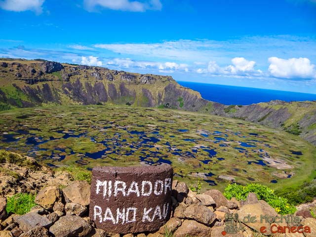 Vulcão Rano Kau O que fazer na Ilha de Páscoa- Atrações na Ilha de Páscoa
