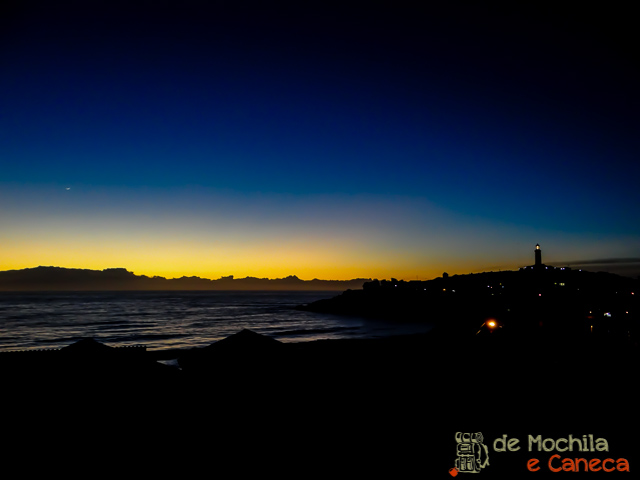 Vista do sol nascendo - Farol de Santa Marta farol-de-santa-marta
