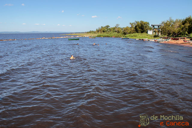 Visual do lago do Ypcaraí