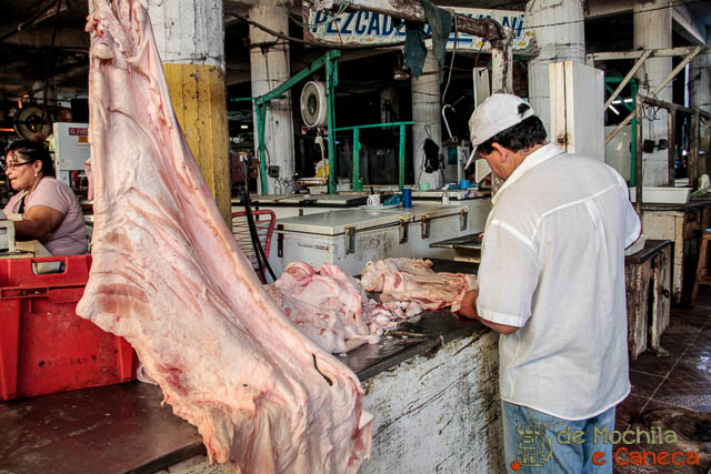 Mercado 4 de Assunção-carnes