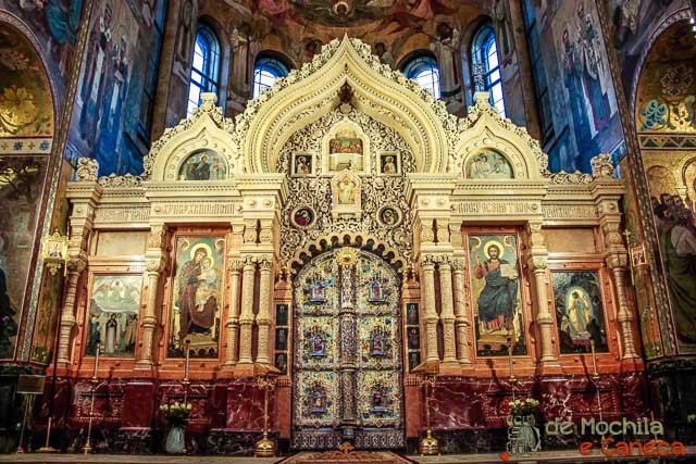 Catedral do Sangue Derramado-Iconostásio Catedral do Sangue Derramado-Iconostásio