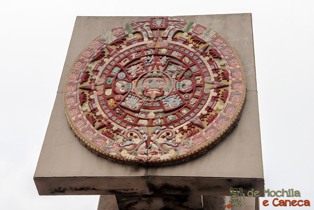 Réplica idêntica do Calendário Azteca. Basílica Nossa Senhora de Guadalupe-Calendário Azteca