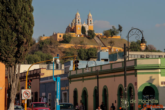 O que fazer em Cholula - Mexico-Pirâmide de Tenapa. 