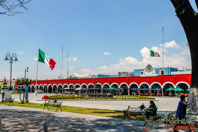 Los Portales O que fazer em Cholula - Mexico-Los Portales