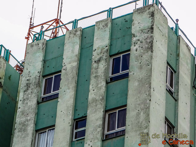 Marcas de bala - Santa Clara. Santa Clara - Cuba-Hotel Santa Clara