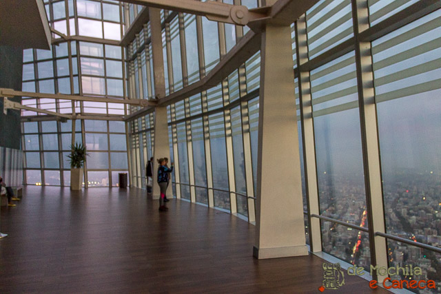 Mirante Sky Costanera. Sky Costanera - mais alto da américa latina-Janelas