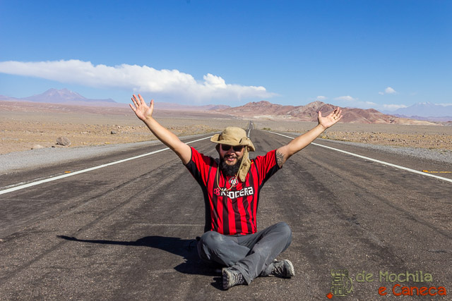 Furacão das Américas - Deserto do Atacama - Chile Eu levo meu time pelo mundo e você?