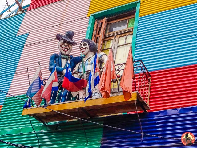 As cores de La Boca. As cores de La Boca.